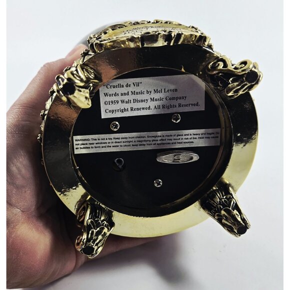 Disney Snow Globe Musical 101 Dalmations Masters - Picture 8 of 9